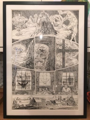 A Page from back in the day Comic art