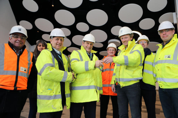 Stadium Key handover American Express Stadium Brighton